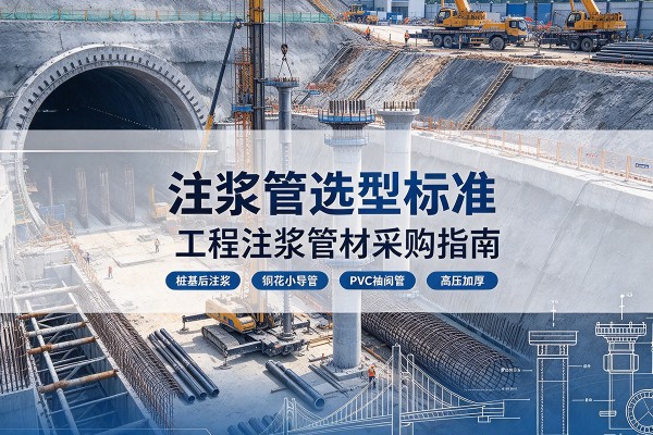 东山注浆管选型标准